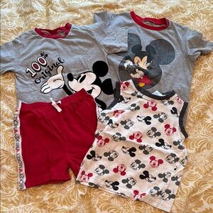 Assorted 4T Disney Mickey Mouse Toddler Set of 4
